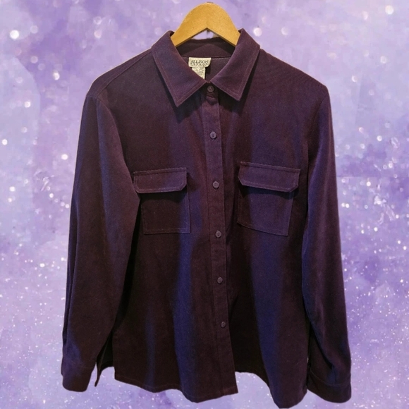 Allison Taylor Tops - Allison Taylor Deep Purple Shirt L